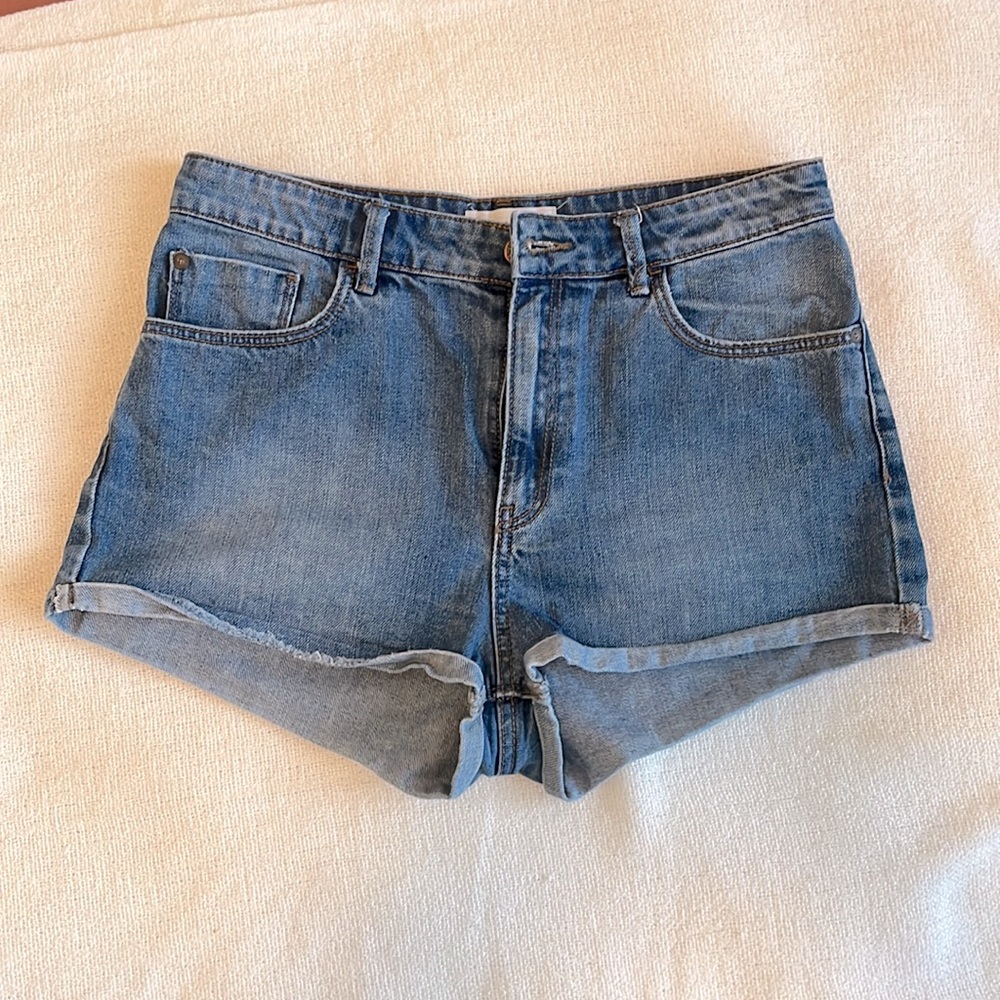 Mango denim shorts